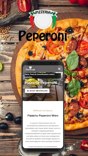 Pizzeria Peperoni Wien Screenshot 1