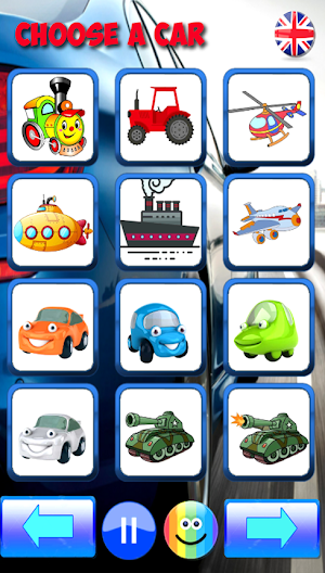 Vehicle sounds. Car for kids Screenshot 2