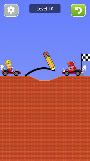 Bob's World: Draw Bridge Game Screenshot 1