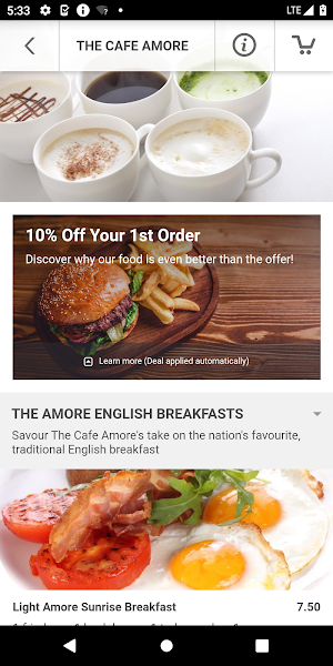 The Cafe Amore Screenshot 2