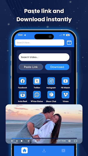 XVX Video Downloader & Player Screenshot 1