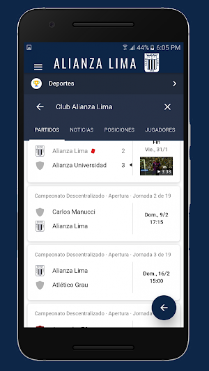 Alianza Lima Del Perú Screenshot 3