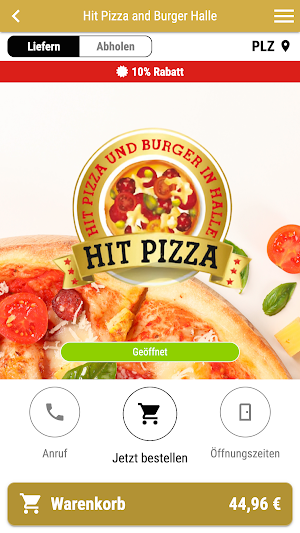Hit Pizza and Burger Halle Screenshot 0
