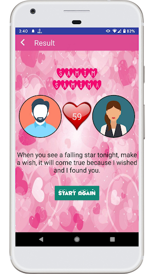 LOVE Calculator & Message - Real Love Test Screenshot 2