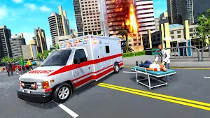 Ambulance Robot Transformation-Doctor Robot Rescue Screenshot 0