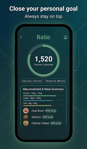Ratio: Food & Calorie Tracker Screenshot 2