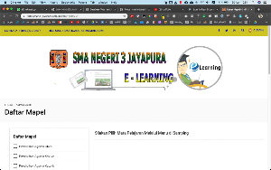 E-Learning SMAN 3 Jayapura Screenshot 1