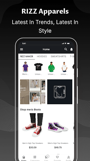 RIZZ APPARELS Screenshot 0