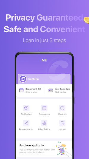 Cash9ja: Online Cash Loan App Screenshot 3