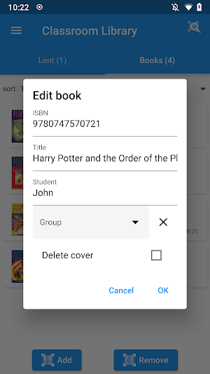 Classroom Library Screenshot 3