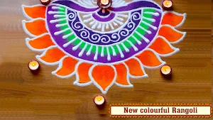 Indian Diwali Rangoli Design Screenshot 0