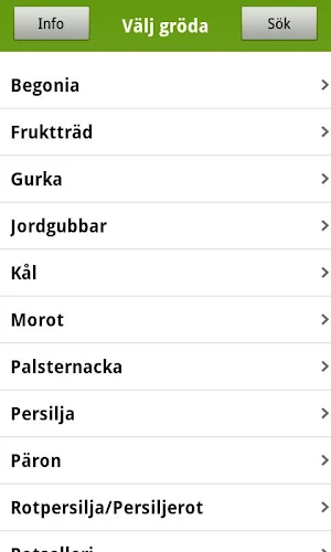 Växtskyddsinfo - trädgård Screenshot 2