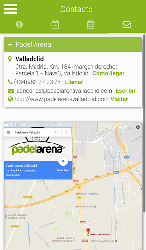 Padel Arena Valladolid Screenshot 2
