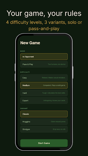 Cribbage Board Screenshot 3