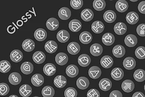 Glossy Round - Icon Pack Screenshot 2