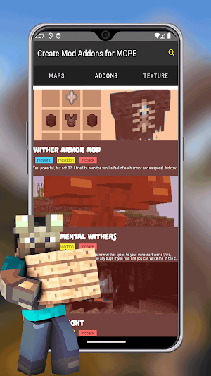 Create Mod Addons for MCPE Screenshot 1