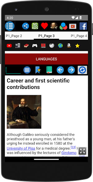 Galileo Galilei - Biography Screenshot 3