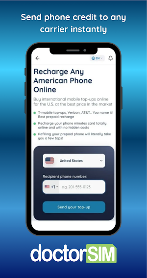 Recharges & Gifts by doctorSIM Screenshot 2