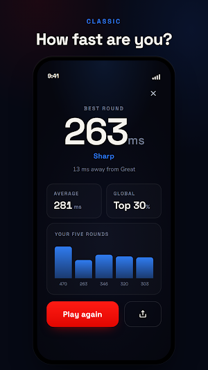 Reaction Time Test: ReflexLab Screenshot 0