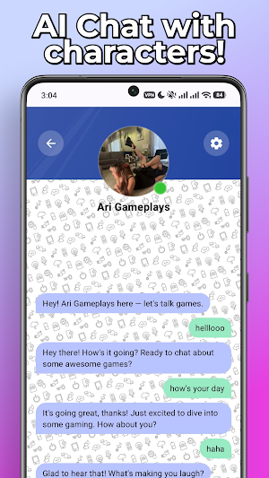 AriGameplays Fake Call & Chat Screenshot 2