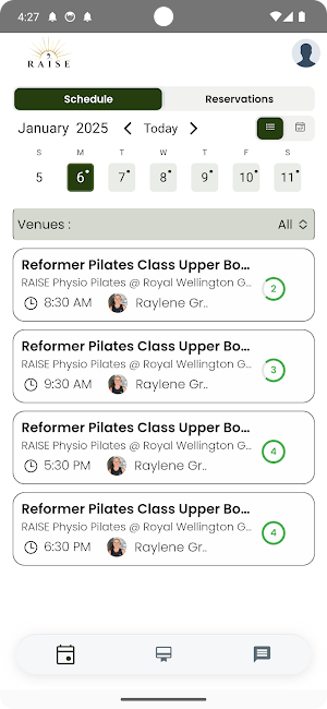 RAISE Pilates Screenshot 1