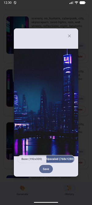 Pocket Diffusion: Local AI Art Screenshot 3