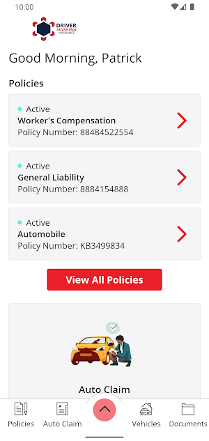 Driver Advantage Ins Mobile Screenshot 1