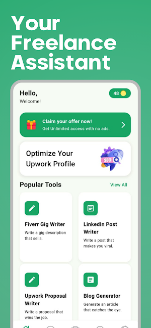 AiLancer: AI Writing Assistant Screenshot 1