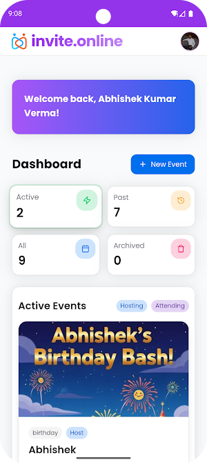 invite.online Screenshot 3
