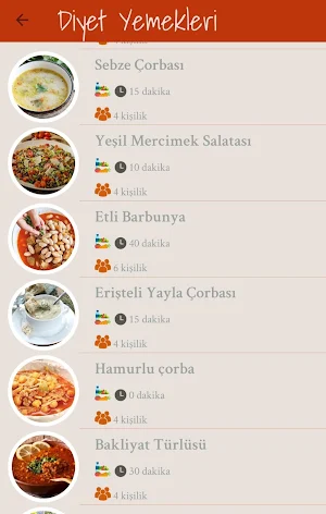 Diyet Yemekleri Tarifleri Screenshot 1