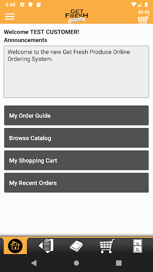 Get Fresh Produce Checkout Screenshot 0