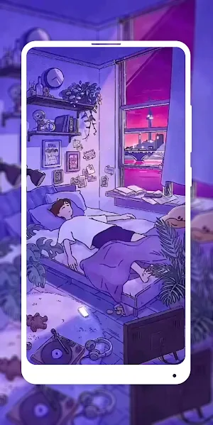 Purple Aesthetic Wallpaper Screenshot 1