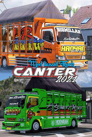 Mod Bussid Truck Canter 2021 Screenshot 0