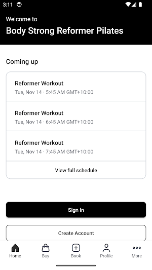 Body Strong Reformer Pilates Screenshot 1
