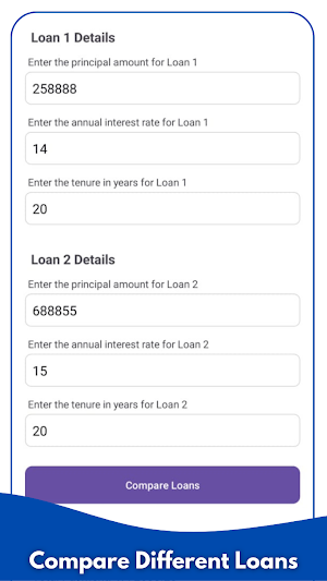 EMI Calculator 2025 Screenshot 2