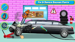 Limo Wedding Car Makeover: Car Wash & Decoration Screenshot 1