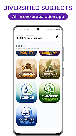 KPSC KAS FDA SDA Exam Prep App Screenshot 2