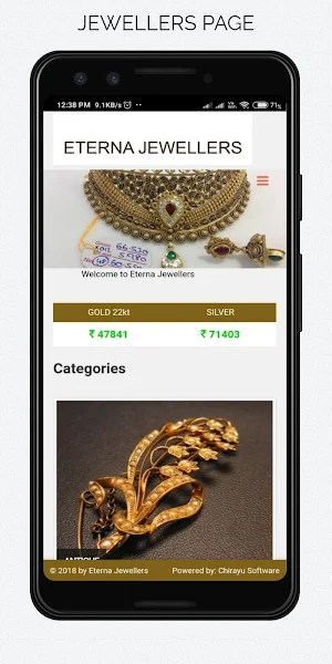 Eterna Jewellers Screenshot 2