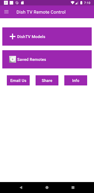 Dish TV Remote Control Screenshot 0