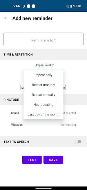 Voice Reminder Screenshot 3