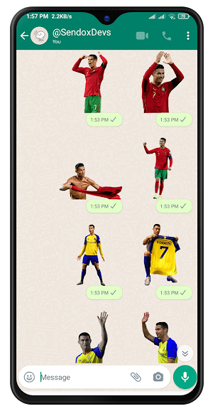 Football WASticker Screenshot 1