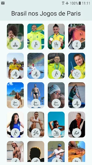 Brasil nos jogos de Paris 2024 Screenshot 1