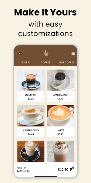 Coffeyeh Coffee Shop Screenshot 2