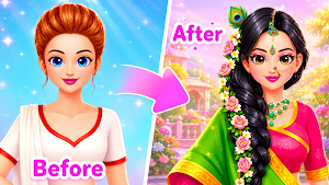 Radha Traditional Makeover Screenshot 2