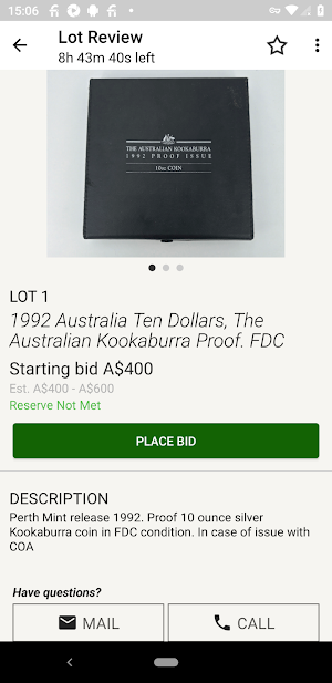 Copeland Roberts Auctions Screenshot 2