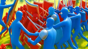 Red vs Blue Battle Simulator Screenshot 2