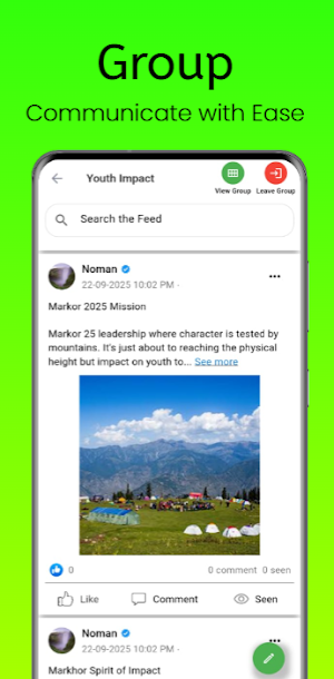 Youth Impact Social Screenshot 2