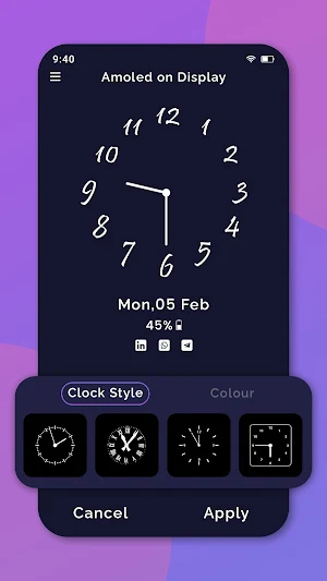 AOD Amoled - Always On Display Screenshot 2