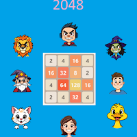 2048 multiplayer board game