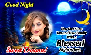 Good Night Photo Frame - Night Photo Frames Screenshot 3